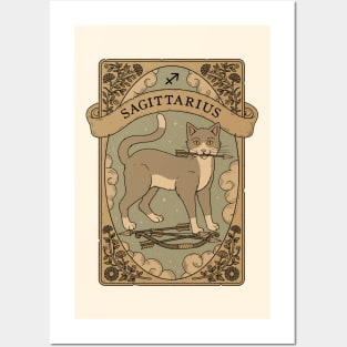 Sagittarius - Cats Astrology Posters and Art